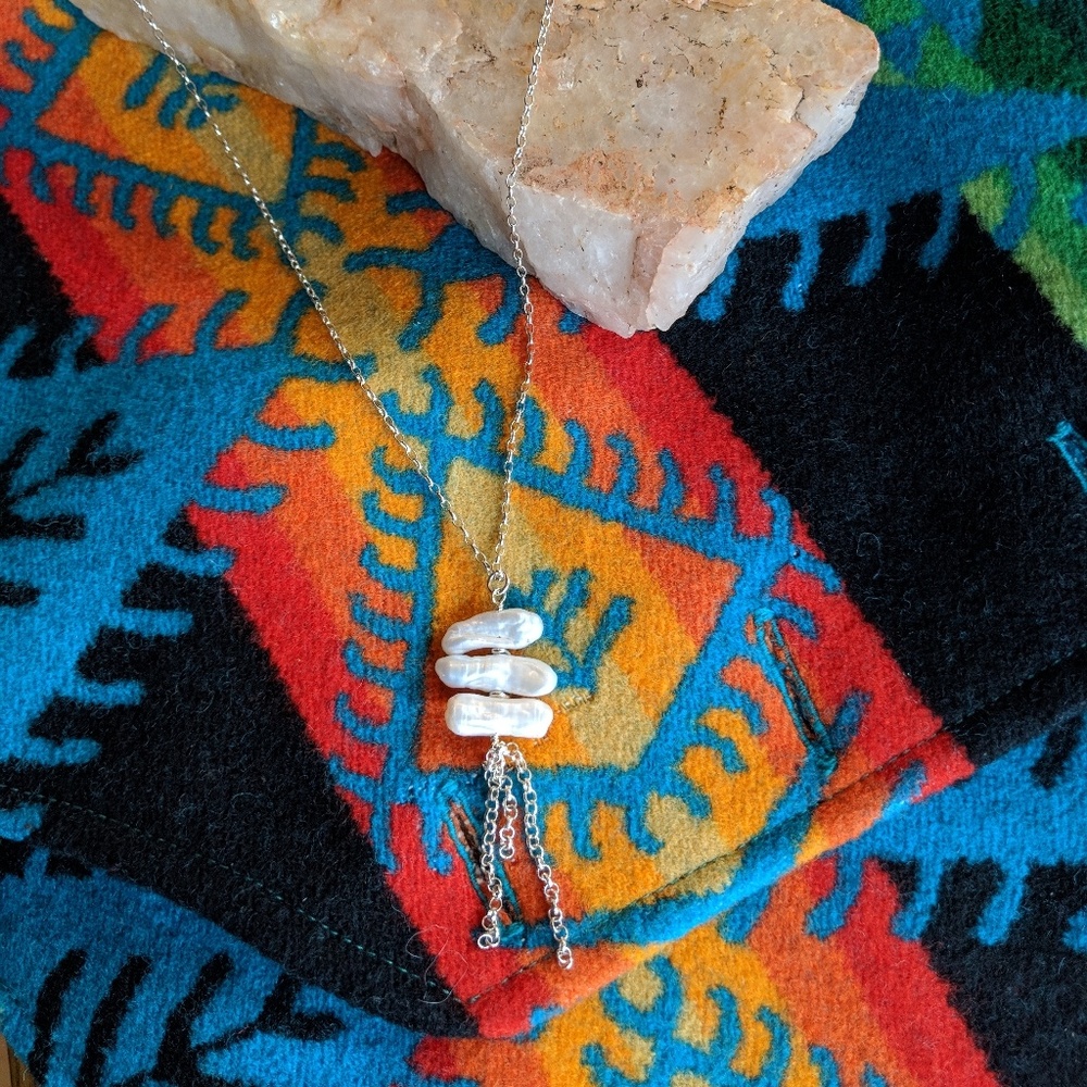 Silpada Organic Trio Necklace 925 ss